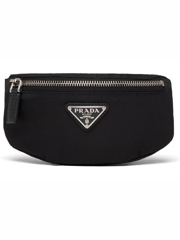 Re-Nylon Mini Pouch Belt Bag Black - PRADA - BALAAN.