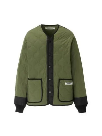 Graphic Logo Quilted Jacket Green - ONITSUKA TIGER - BALAAN 2