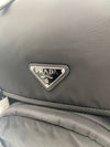 Re-Nylon Saffiano Leather Backpack Black - PRADA - BALAAN 3