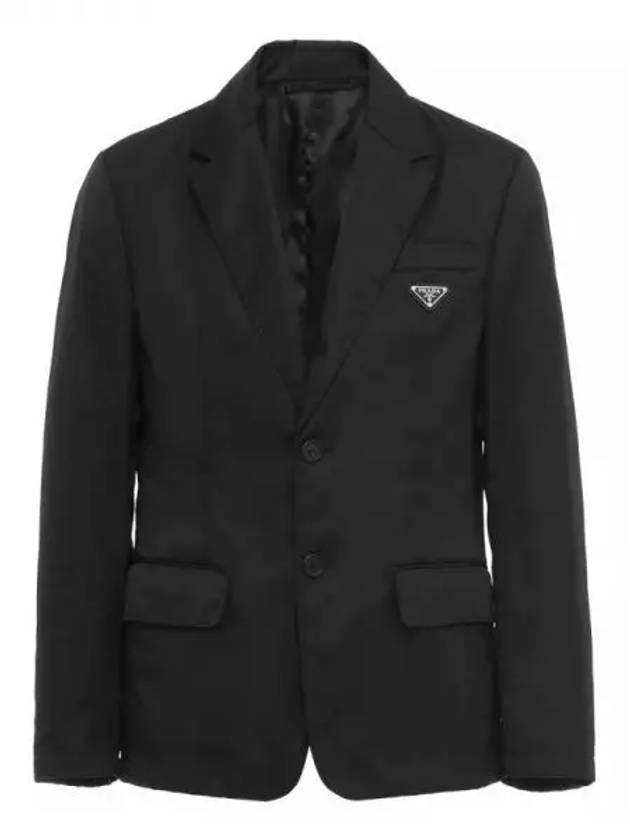 Re-Nylon Single Jacket Black - PRADA - BALAAN 2