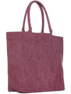 Yenky Logo Washed Cotton Tote Bag Purple - ISABEL MARANT - BALAAN 4