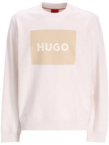 Logo Terry Cotton Sweatshirt Ivora - HUGO BOSS - BALAAN 1