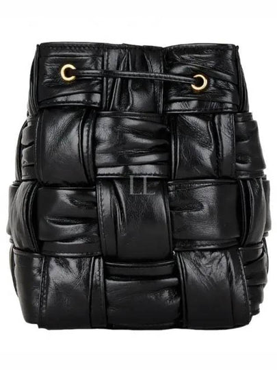 Cassette Mini Bucket Bag Black - BOTTEGA VENETA - BALAAN 2