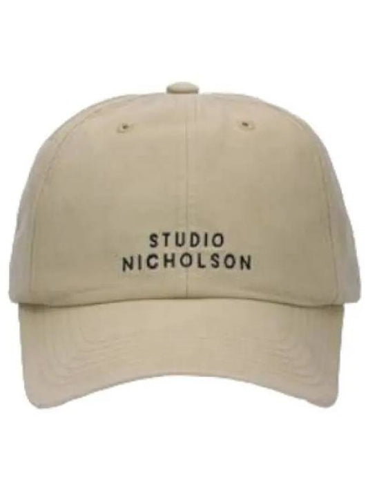 Logo Ball Cap Sand Hat - STUDIO NICHOLSON - BALAAN 1