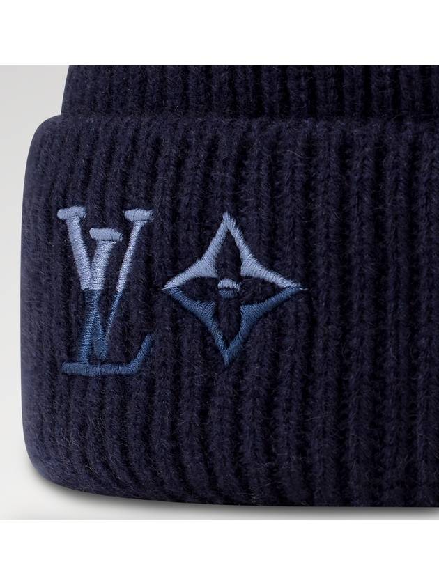 LV Dual Cashmere Beanie Navy - LOUIS VUITTON - BALAAN 4