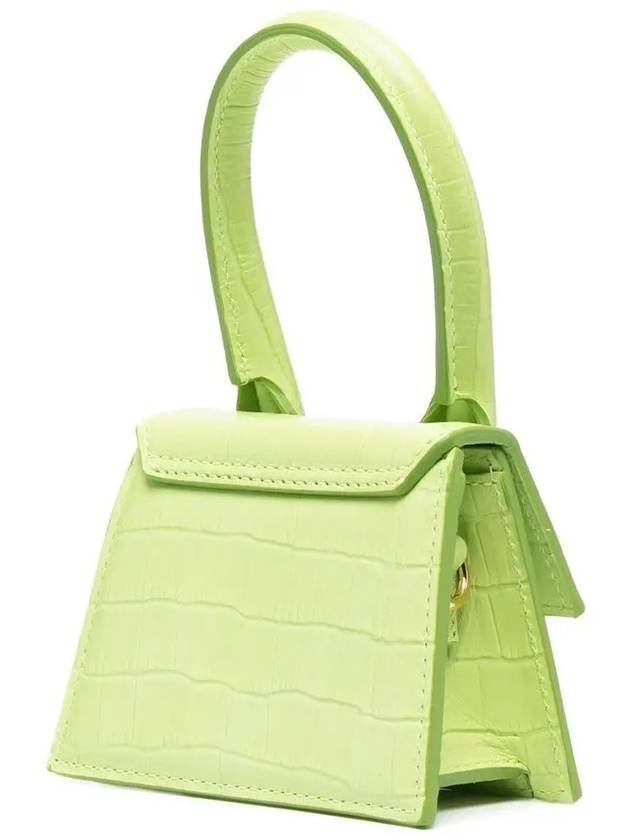 Logo Crocker Le Chiquito Mini Bag Green - JACQUEMUS - BALAAN.