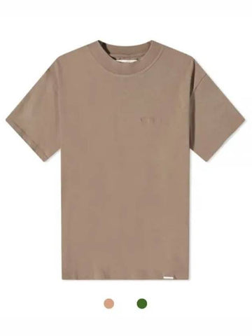 Represent Blank Short Sleeve T Shirt Beige Green M05105 - REPRESENT - BALAAN 1