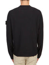 Wappen Patch Crew Neck Knit Top Black - STONE ISLAND - BALAAN 5