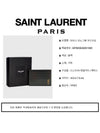 Tiny Monogram Shiny Leather Card Case Black - SAINT LAURENT - BALAAN 9