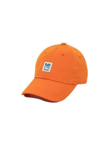 KODAK Apparel Blue Logo Relax Fit Ball Cap ORANGE - KODO - BALAAN 1