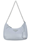 Re-Edition 2005 Padded Nappa Leather Shoulder Bag Light Blue - PRADA - BALAAN 4