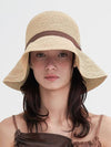 Minette Straw Hat Biscuit Beige - BROWN HAT - BALAAN 2