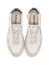 Medalist Navy Tab Low Top Sneakers White Blue - AUTRY - BALAAN 6