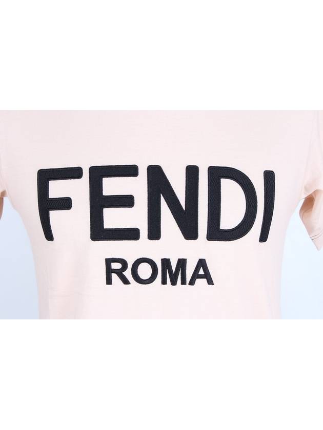 Women s Logo Embroidered T Shirt XS - FENDI - BALAAN 7