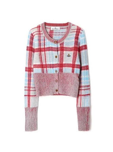 Women's Check Cardigan - VIVIENNE WESTWOOD - BALAAN 1