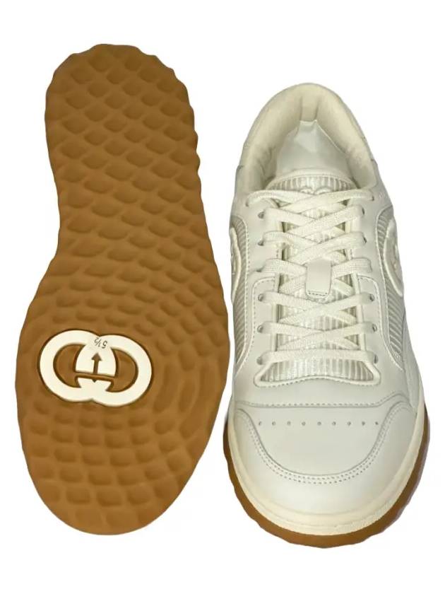 Mac80 Interlocking G Logo Low-Top Sneakers Off-White - GUCCI - BALAAN 6