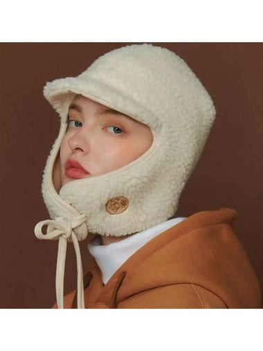 Fleece Earflap Trooper Cream - CPGN STUDIO - BALAAN 1