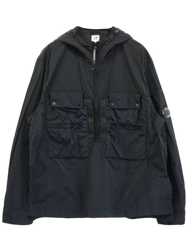 Chrome R Lens Hooded Jacket Black - CP COMPANY - BALAAN 2