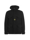 Cordura Field Wappen Cotton Jacket Black - STONE ISLAND - BALAAN 1