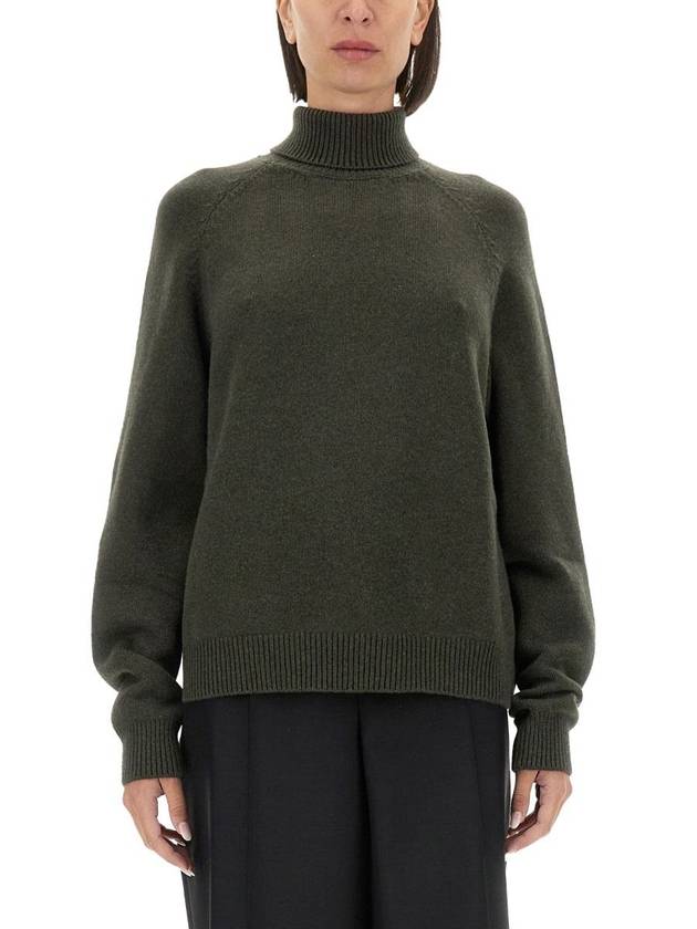 Pullover Cashmere Turtleneck Green - FENDI - BALAAN 2