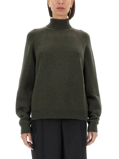 Pullover Cashmere Turtleneck Green - FENDI - BALAAN 2