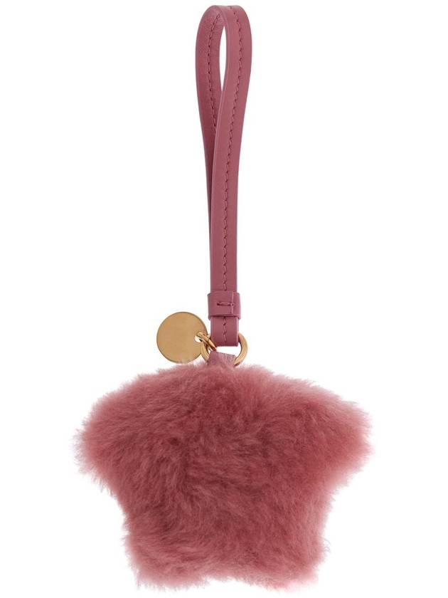 Medusa Fluffy Charm Key Holder Pink - VERSACE - BALAAN 3