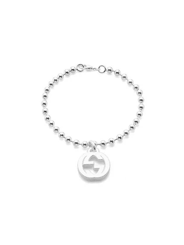 YBA479226001 479226 J8400 8106 Interlocking G New Ball Chain Silver Bracelet - GUCCI - BALAAN 1