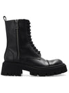 tractor lace-up middle boots black - BALENCIAGA - BALAAN 1