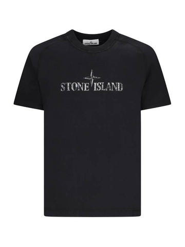 PRINTED T-SHIRT - STONE ISLAND - BALAAN 1