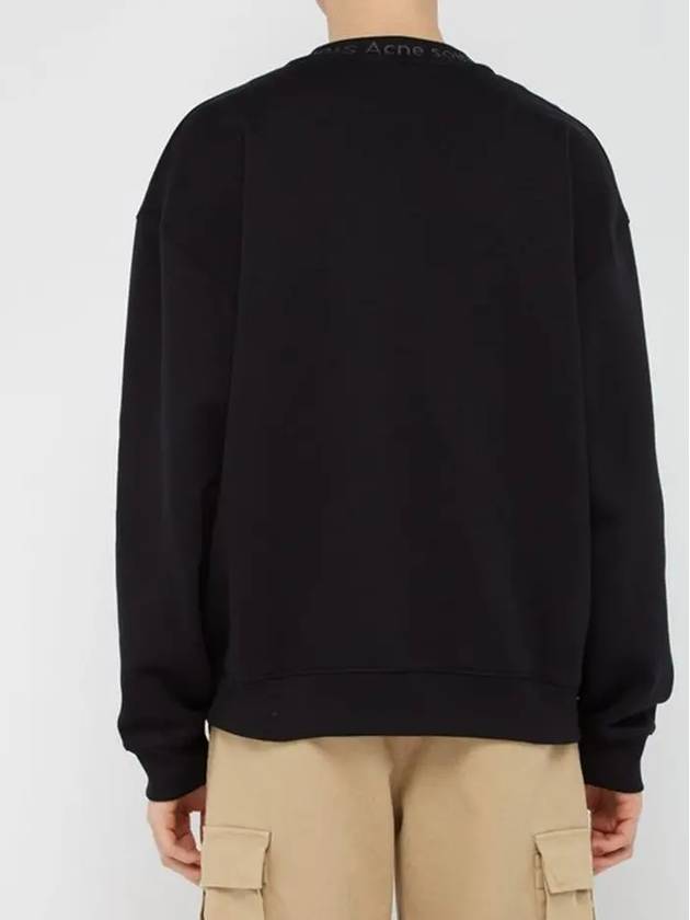 Studios Flogo Crew Neck Sweatshirt Black - ACNE STUDIOS - BALAAN 4