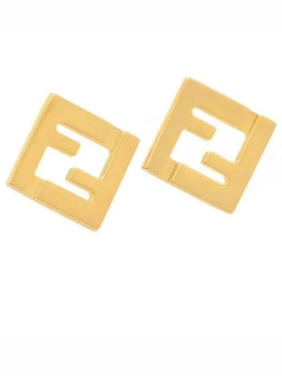 Forever Metal Earrings Gold - FENDI - BALAAN 2