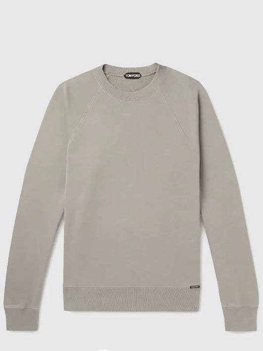 Cotton Sweatshirt Grey - TOM FORD - BALAAN 2