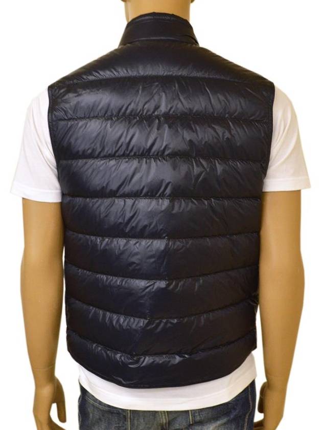 High Neck Quilted Down Vest Black - MONCLER - BALAAN 3