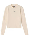 Le Gros Grain Manches Long Sleeve T-Shirt Light Beige - JACQUEMUS - BALAAN 5