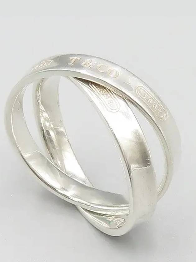 Tiffany 925 Silver 1837 Interlocking Circle Ring No 17 - TIFFANY & CO. - BALAAN 1