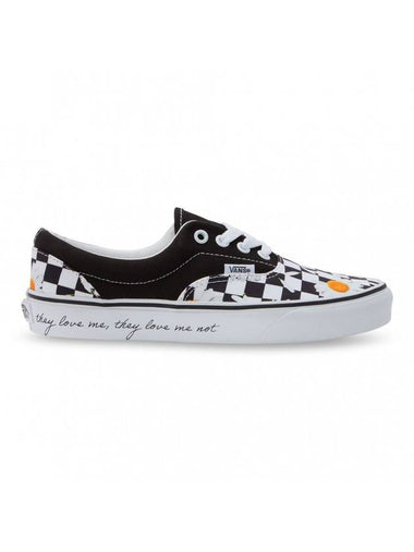 UA Era Checkerboard Daisy Low Top Sneakers White Black - VANS - BALAAN 1