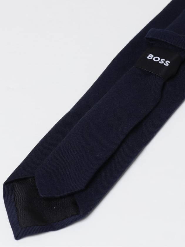 Cotton Blend Tie Navy - HUGO BOSS - BALAAN 3