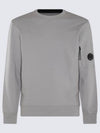 Diagonal Raised Fleece Sweatshirt Grey - CP COMPANY - BALAAN 2