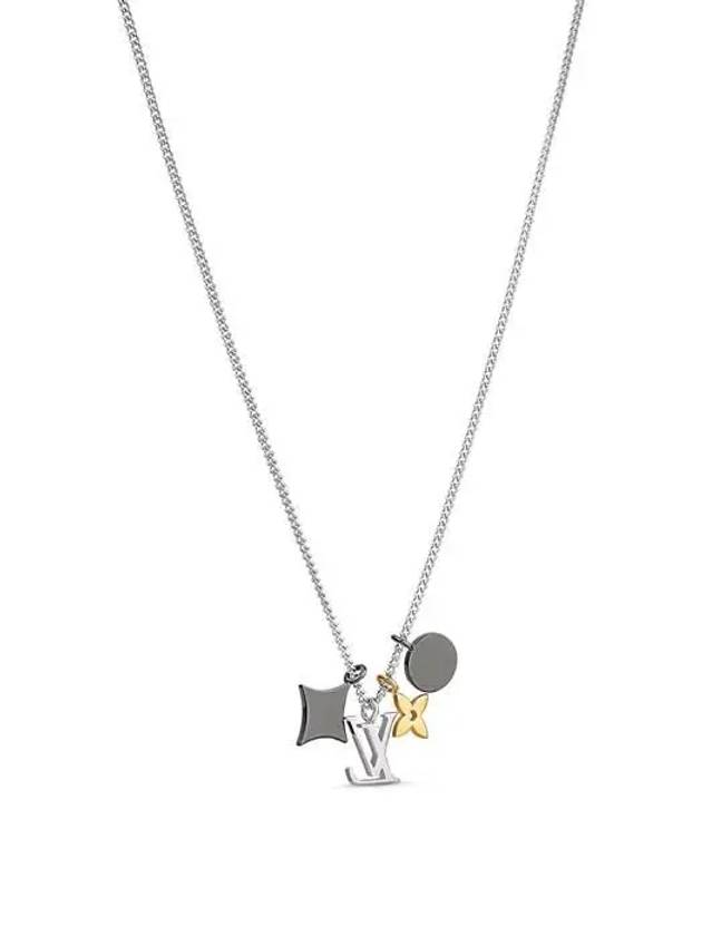 LV Instinct Pendant Necklace Silver - LOUIS VUITTON - BALAAN 5