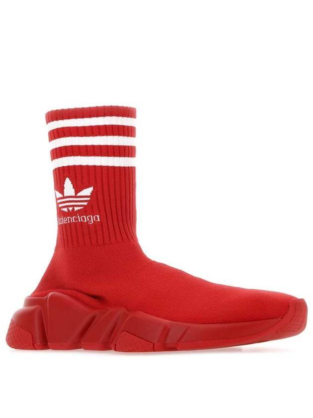 Adidas embroid logo socks high top sneakers red - BALENCIAGA - BALAAN 3