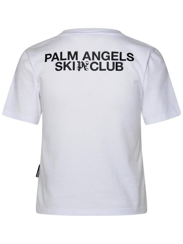 Short Sleeve T-Shirt PWAA044 R24JER0020110 WHITE - PALM ANGELS - BALAAN 4