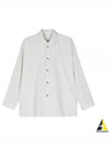 Pleated Long Sleeve Shirt White - ISSEY MIYAKE - BALAAN 2