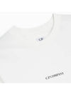 Mini Logo Printing Short Sleeve T-Shirt White - CP COMPANY - BALAAN 4