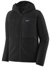 R2 TechFace Zip Up Hoodie Black - PATAGONIA - BALAAN 2