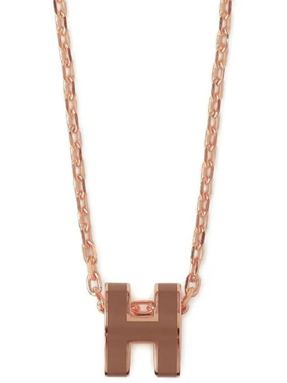 Pop H Mini Necklace New Gold - HERMES - BALAAN 2