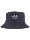 Bob Mark Denim Bucket Hat Indigo - A.P.C. - BALAAN 2