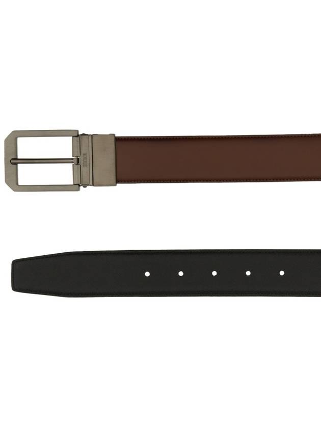 REVERSIBLE LEATHER BELT - ERMENEGILDO ZEGNA - BALAAN 2