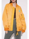 One Life Bomber Jacket Orange - DSQUARED2 - BALAAN 4