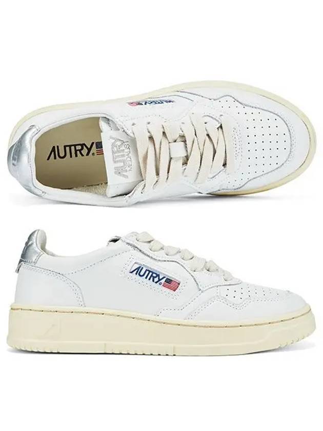 Medalist Silver Tab Low Top Sneakers White - AUTRY - BALAAN 2