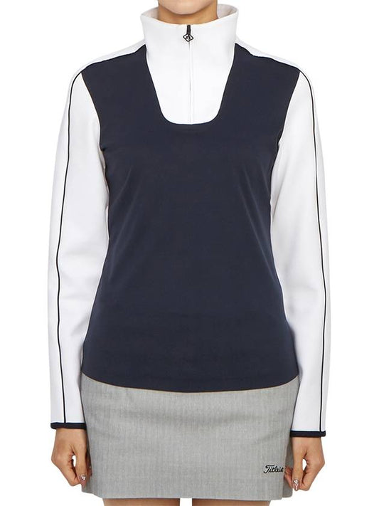 Golf wear mid layer women s long sleeve t shirt AWJS08982 6855 - J.LINDEBERG - BALAAN 2